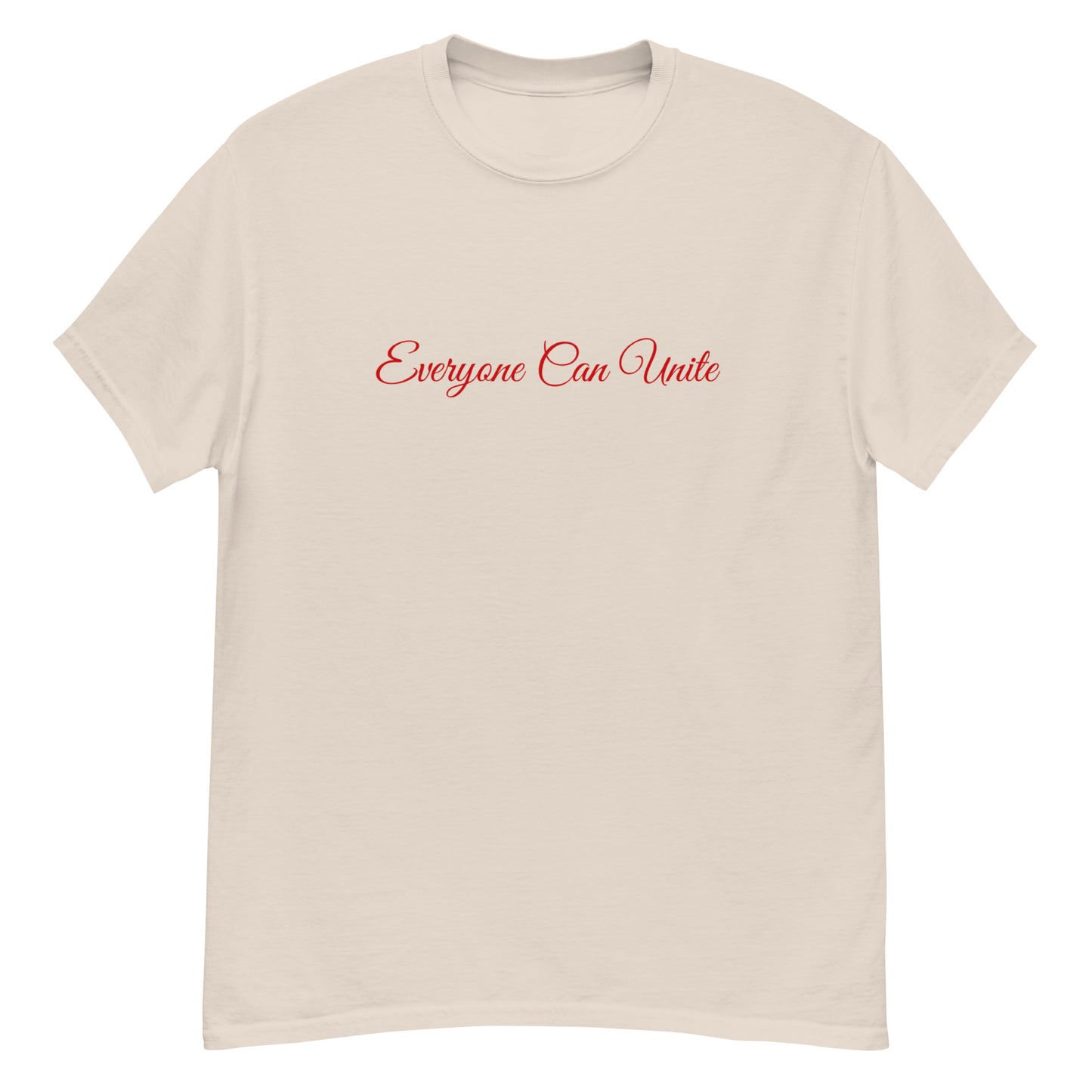 Men's Classic Tee Red Calligraphy