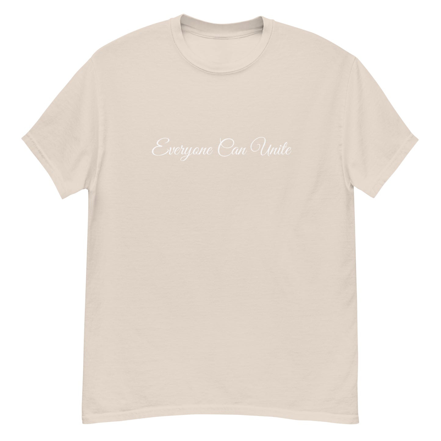 Men's Classic Tee White Calligraphy