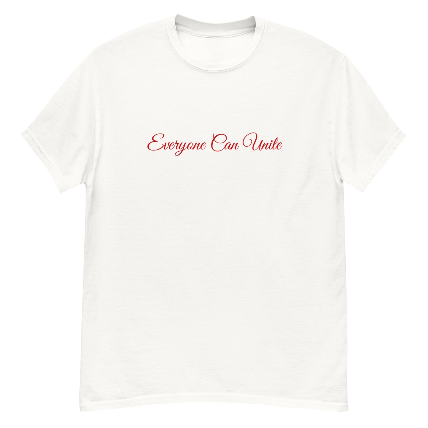 Men's Classic Tee Red Calligraphy