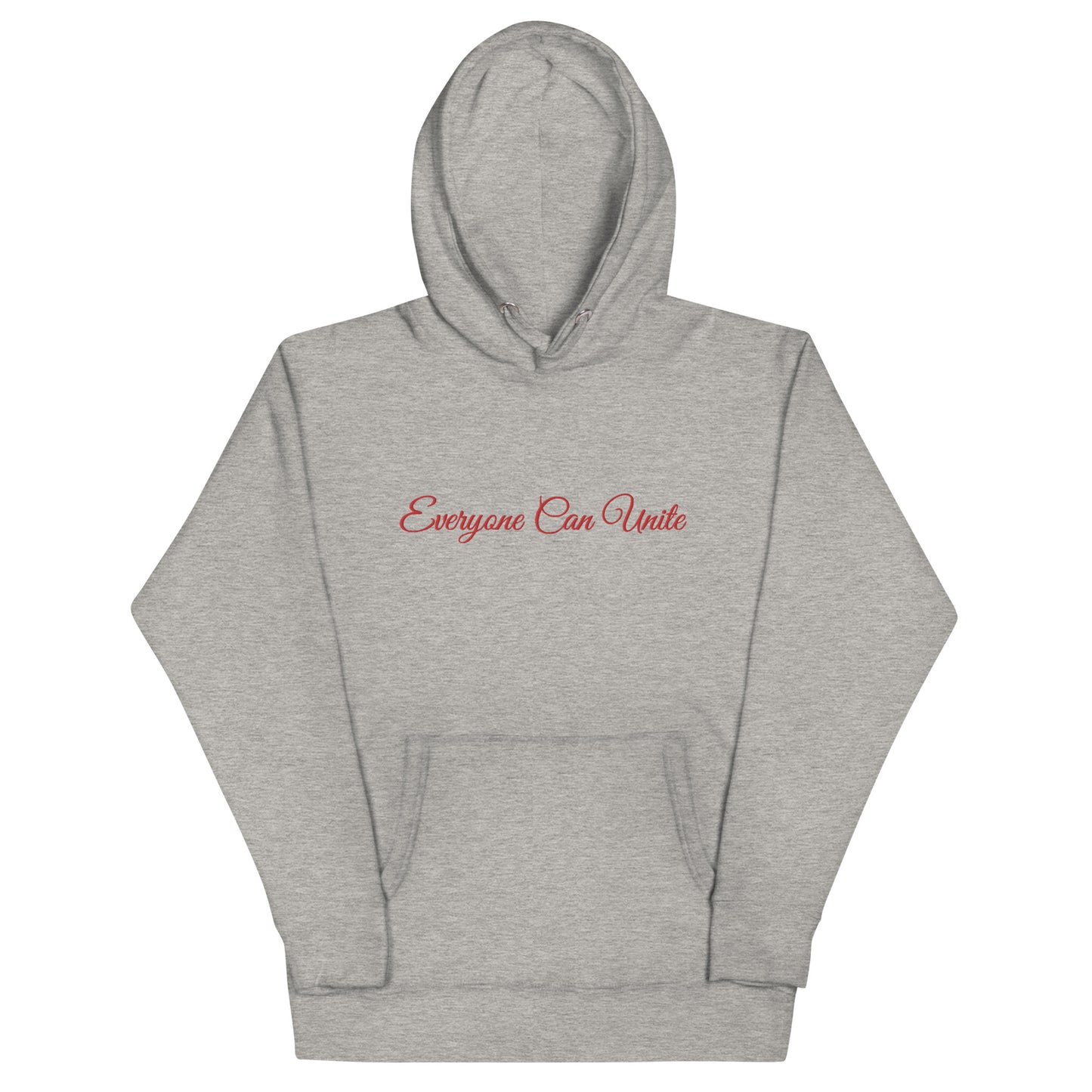 Embroidered Red Calligraphy - Unisex Premium Hoodie