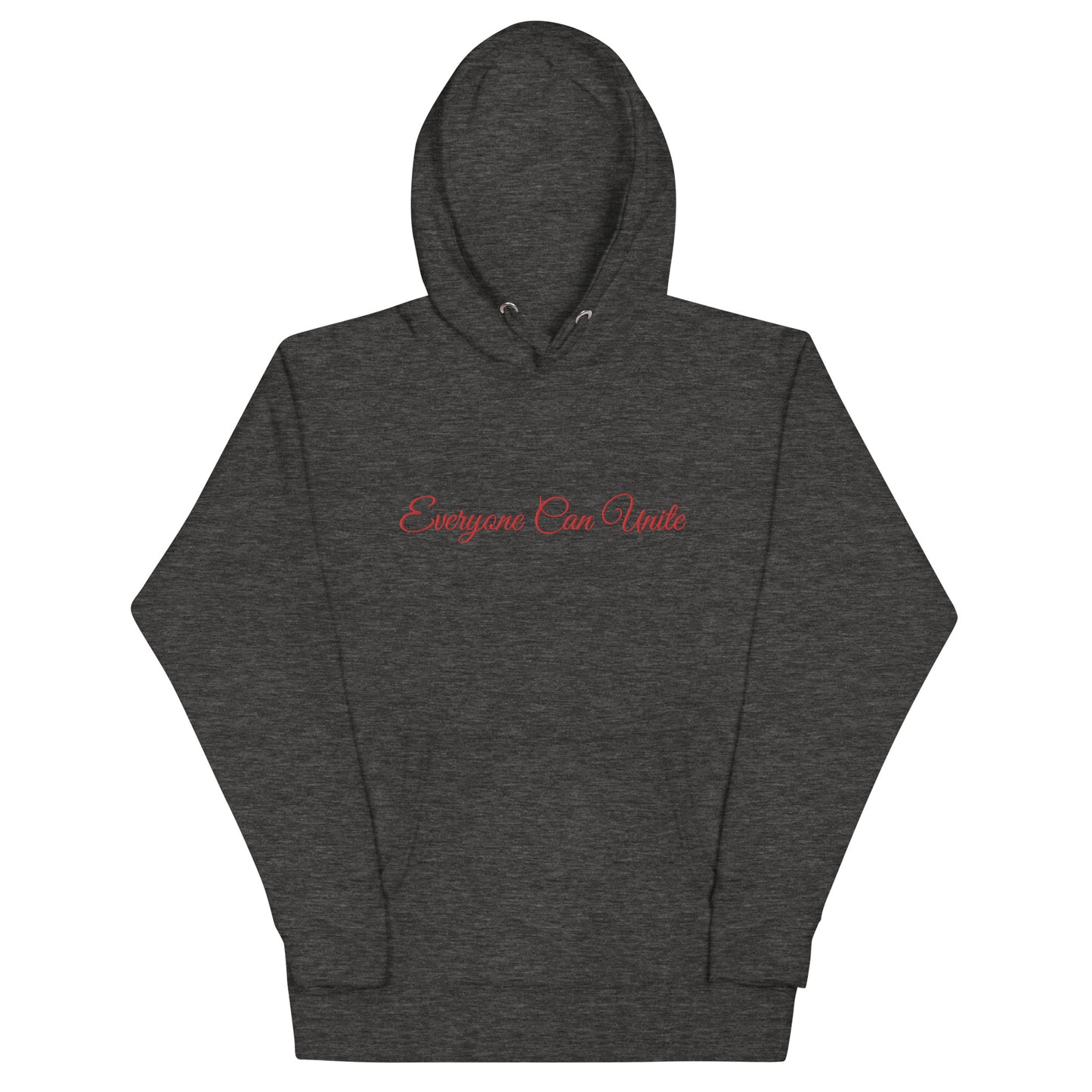 Embroidered Red Calligraphy - Unisex Premium Hoodie