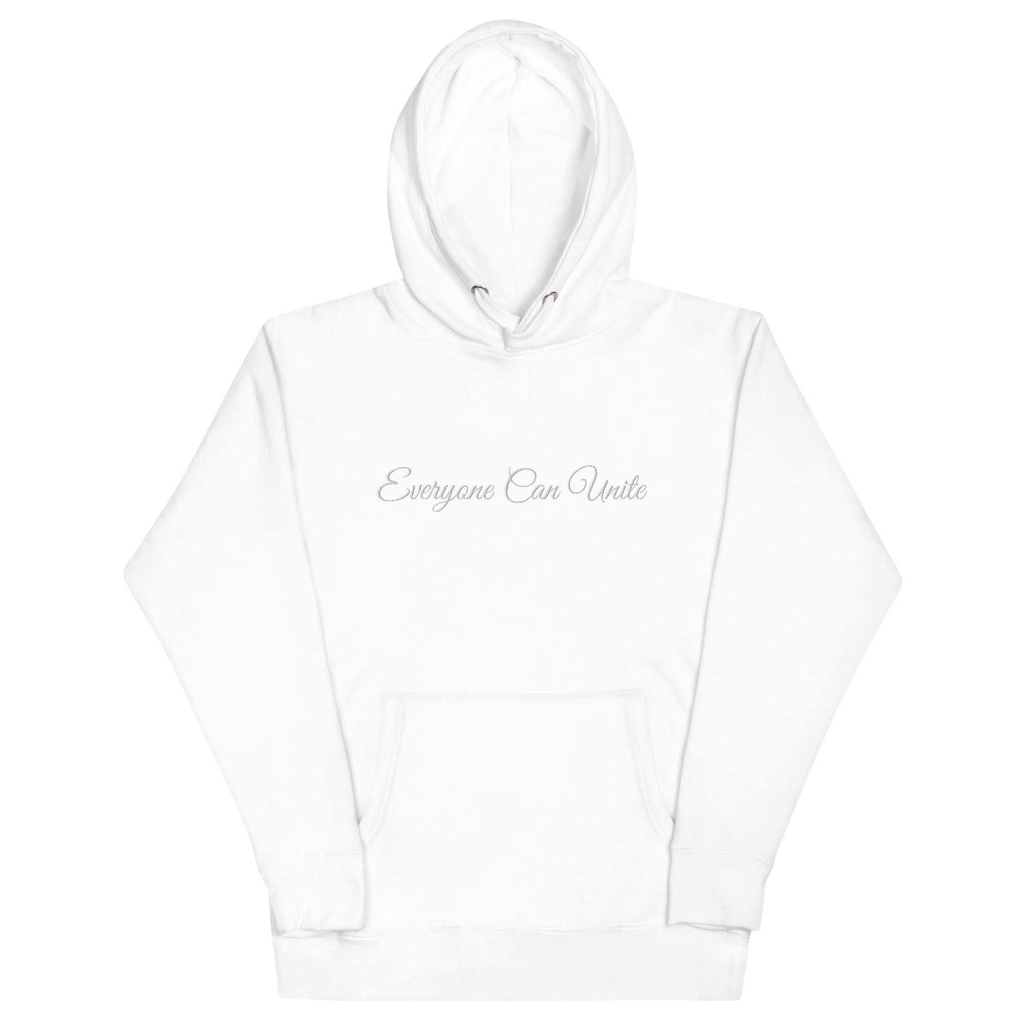 Embroidered White Calligraphy - Unisex Premium Hoodie